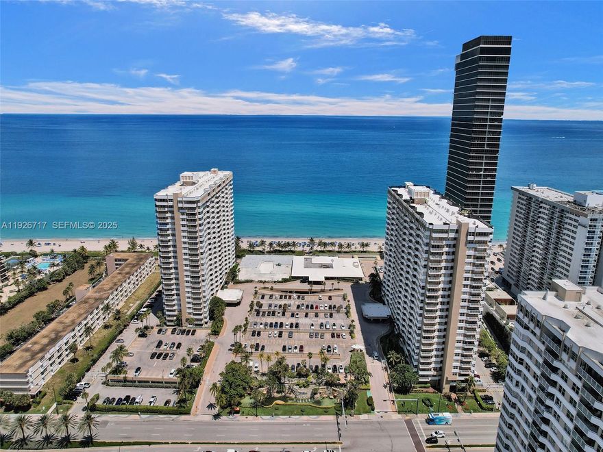 Amazing BEACHSIDE 2 bedroom, corner unit condo in the Prestigious HEMISPHERES with 2- 5star restaurants, 2 pools, beach service, security, valet parking, game room, grocery, and more.  Oversize master suite with 2 large walk in closets, Updated bathrooms, tile flooring and news blinds throughout! cable/wifi/water/pest control/AC/security and all amenities included.  Short and long term rental options.  Close to everything including Gulfstream park, Aventura Mall, FT Laud airport, all major highways... right between Miami and Ft. Lauderdale.   Full video tour linked...