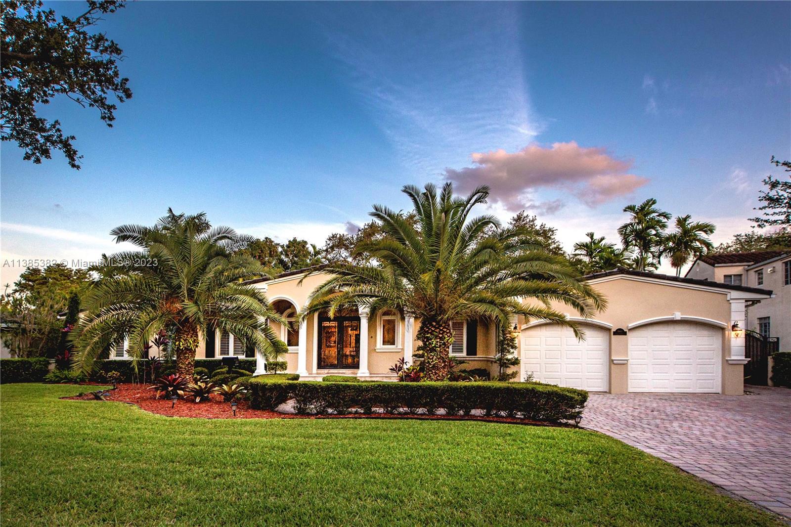 A spectacular turnkey in Coral Gables. Sitting on a 14,300 sq ft lot, this 5-bedrooms, 4.5 baths + office home has plenty of room for a large pool and/or addition. It has high ceilings, an amazing floor plan, and a fabulous master bedroom with a generous master bath and his and hers master closets. This home has an immaculate two car garage, laundry room and an amazing eat-in kitchen. This is a forever home with few to no steps to walk over. It is reasonably priced and ready for you to call it home.
Just call the movers!