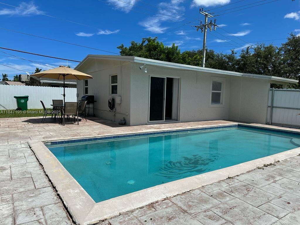 Corner lot home with spacious private yard and refreshing pool. Enjoy a comfortable layout with plenty of natural light. Fence for privacy, perfect for relaxing by the pool. Great location, close to road, shops, and school