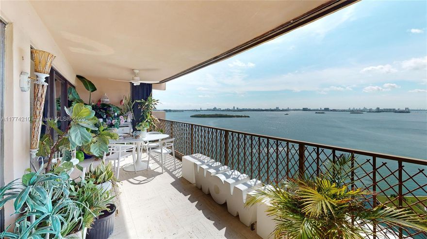 Enjoy water views from this beautiful 2 bedroom 2 bath This residence located on the 17th floor boasts marble porcelain floors, tasteful decor, new kitchen, and new appliances. The extra large master bedroom offers beautiful views and features a large master bathroom. Newly renovated amenities such as tennis courts, restaurant and lobby. Enjoy the lifestyle in this friendly full service building!