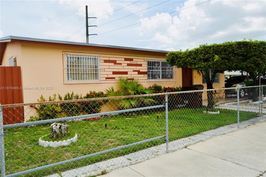 **SELLER MOTIVATED & WILL CONTRIBUTE TOWARDS BUYERS CLOSING COSTS!!** Nestled in the heart of Hialeah, this large corner lot home offers an in law-quarters and  endless possibilities to generate income and/or create the home of your dreams.  With its prime location and versatile potential, it is the perfect opportunity to make it truly your own.