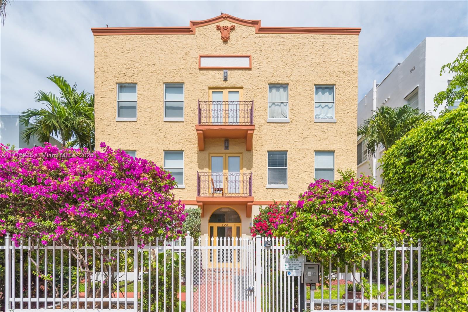 Charming 2 BD, 1.5BA, renovated 2 floors residence, offering light throughout. Impact glass windows, renovated kitchen, and wood floors throughout—walking distance to Lincoln Rd, WholeFoods, and the Ocean. Washer/Dryer in the unit. Well maintained and managed building.
