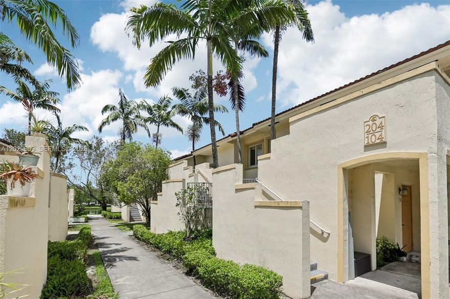 Welcome to this bright and spacious 3-bedroom, 2-bath condo ideally located in the heart of Davie. This well-kept corner residence offers a smart split-bedroom layout, plenty of natural light, and comfortable living space throughout. The updated kitchen features granite countertops, generous cabinet storage, and the added convenience of an in-unit laundry area. The large primary suite provides a relaxing private space with ample closet room and its own en-suite bathroom. Additional highlights include a new A/C for added peace of mind. Enjoy a convenient location close to Nova Southeastern University, major roadways, Publix, shopping, restaurants, parks, and everything Davie has to offer. A great opportunity for buyers looking for a move-in-ready condo in a desirable and accessible location.