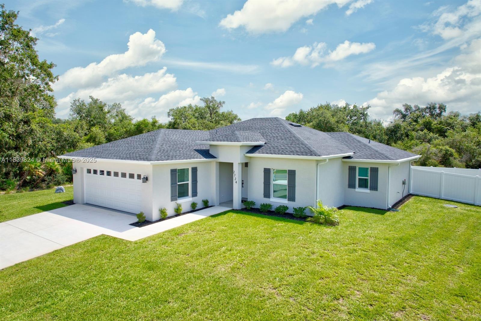 Almost New Home with Exceptional Upgrades in Spring Lake, Sebring This stunning home is practically brand new, only 3 months old, with over $30,000 in recent improvements. It features a fully fenced yard with durable vinyl-style fencing. The property includes a new irrigation well, a Tuff shed for extra storage, and a screened-in back porch ideal for relaxing or entertaining. The garage measures 22x22 feet, equipped with finished flooring and a utility sink. Additional highlights include rain gutters, all-new window treatments, and impact windows for added security and energy efficiency. Built with premium enhancements, this home boasts all-tile flooring, solid surface countertops throughout—upgrades you typically won't find in new construction. Don’t miss out on this exceptional property!