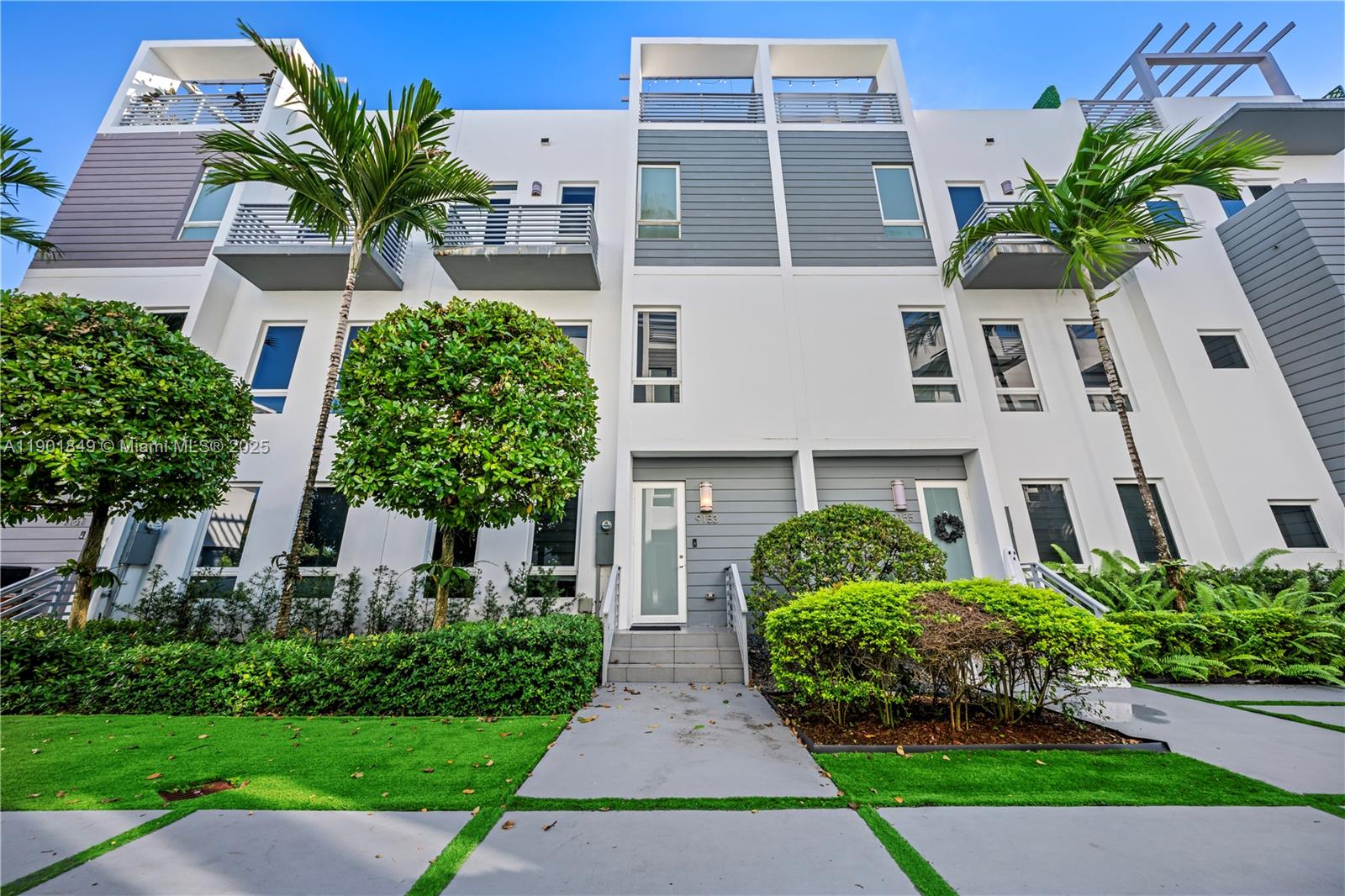 Welcome home to this exceptional 4-bedroom + 3.5-bath residence nestled in the boutique, gated courtyard community of Contempo in Doral. Built recently and designed for modern living, this three-level townhome offers approximately 2,335 sqft of refined living area. Stainless steel appliances, 2 Car Garage and a roof top terrace with outdoor kitchen perfect for entertaining.