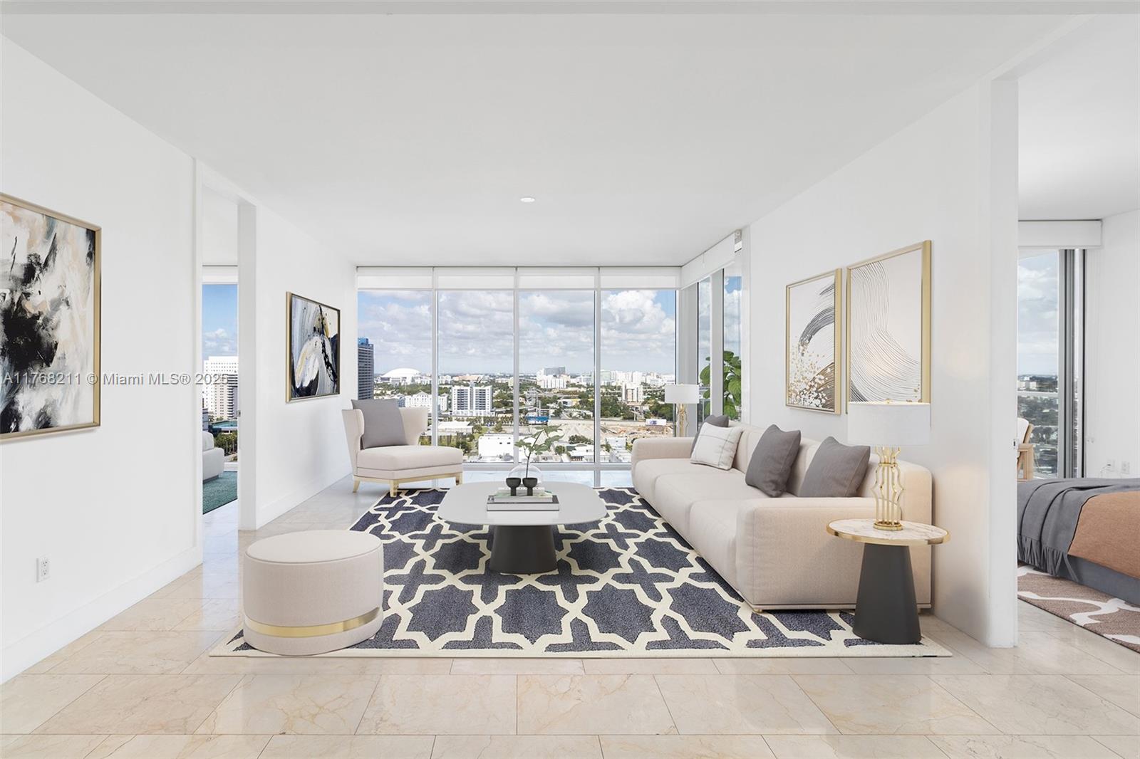 Property for Sale at 1040 Biscayne Blvd 1806, Miami, Broward County, Florida - Bedrooms: 2 
Bathrooms: 3  - $695,000