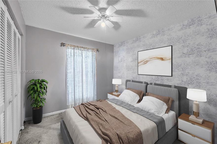Currently Zoned For Top Rated School MSD Marjory Stoneman Douglas Parkland. Check Out This All Ages Amazing 2 Bedroom / 2 Bathroom Corner Unit Condo Located In Country Gardens, Coral Springs! This Well-Maintained Condo Is Located Minutes To Great Shopping, Dining, And Public Transportation. Bright And Airy Layout With Tile Floors. The Kitchen Features Stainless Steel Stove/Oven And Refrigerator, Pantry Storage, And A Breakfast Bar. This Home Features A Washer And Dryer. Newer AC (2019). Tankless Hot Water Heater, And More. Large Primary Bedroom Has A Walk-In Closet And Ceiling Fan. The Spacious Primary Bathroom Has A Toilet, Shower, And Separate Vanity. The Second Full Bathroom Has A Tub/Shower Combo. Low HOA Fee And Still Covers Water, Sewer, Roof Repairs. Exterior Insurance & A Community Pool. Pets Allowed. Great Opportunity In A Desirable Location!