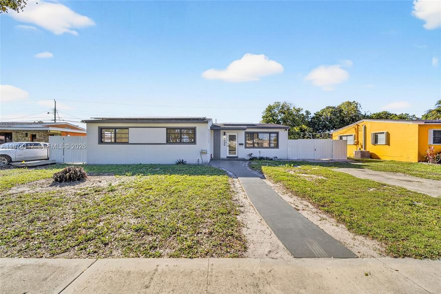 Fully updated 4 bedrooms and 2 bathrooms house centrally located .Very closed to main highways I95,Turnpike,Palmetto and 8 miles from the beaches .This property features an open and spacious floorpan . AC unit is from 2018 . It has a huge backyard for entertainment . Call listing agent .