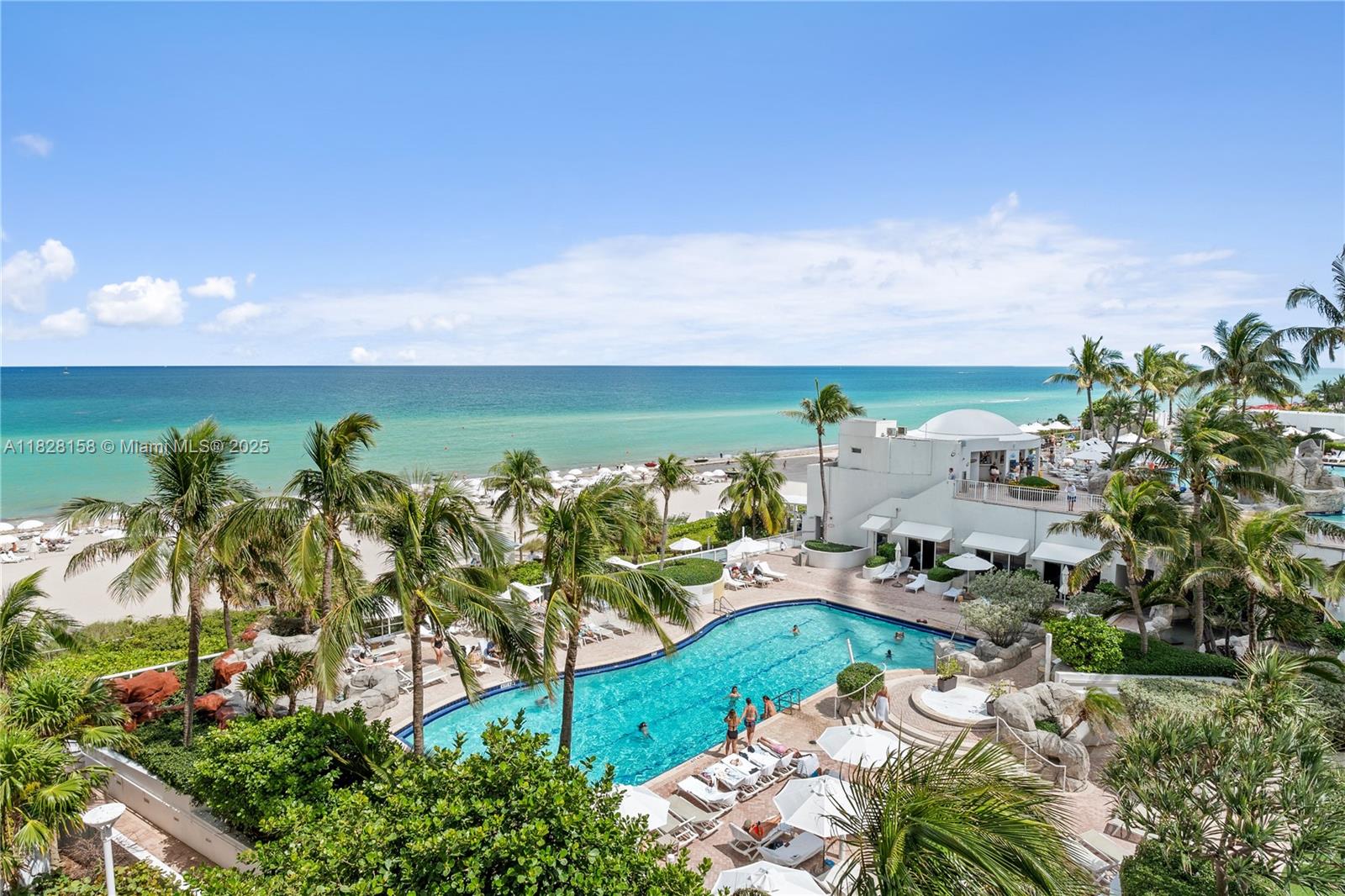 Gorgeous spacious 2 bedrooms and 2.5 baths with amazing ocean and city views!!!Get the beach home feeling with the palm trees' breeze!!! Five stars amenities with full security and 24 hour concierge, valet parking, Gym and spa on 22nd floor, 3 oceanfront pools with full beach and pool services, restaurants and bars by the beach site. Available for lease right away for minimum 6 months fully furnished!!