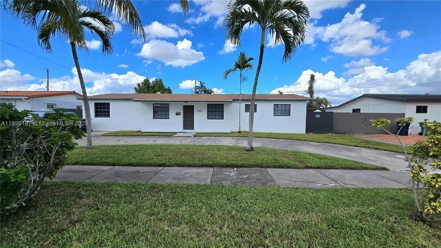 Beautifully upgraded 3-bedroom, 2-bathroom, pool house, ideally located in a quiet and desirable Westchester neighborhood, just minutes from FIU. The property features a modern kitchen with white appliances and custom cabinetry. Renovated bathrooms, spacious bedrooms with ample closet space, and stylish tile flooring throughout add comfort and elegance. Convenience on-site laundry. Step outside to your private backyard oasis, complete with a sparkling pool perfect for relaxing or entertaining. With easy access to major highways, public transportation, and shopping centers, this home offers both comfort and a prime location. Available furnished for an additional fee.