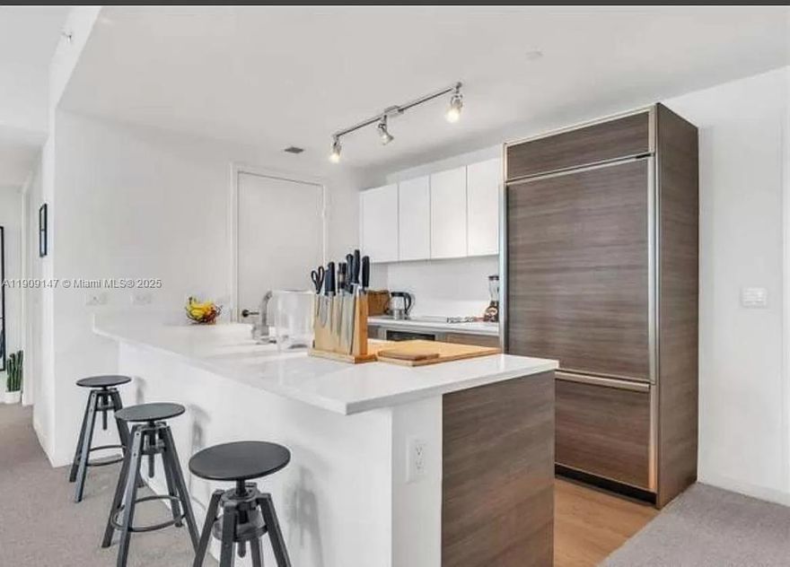 Amazing 1 bedroom in Millecento Brickell. A beautifully designed building by Pininfarina and Carlos Ott. European cabinetry in kitchen with Stainless Steel appliances and imported stone countertops. 24 Hour valet and security. Great gym and pool located on the 9th floor. There is an infinity pool with private cabanas on the 43rd floor. Well located in Brickell within walking distance of all that Brickell has to offer. This is a must see!! Contact me for more details.