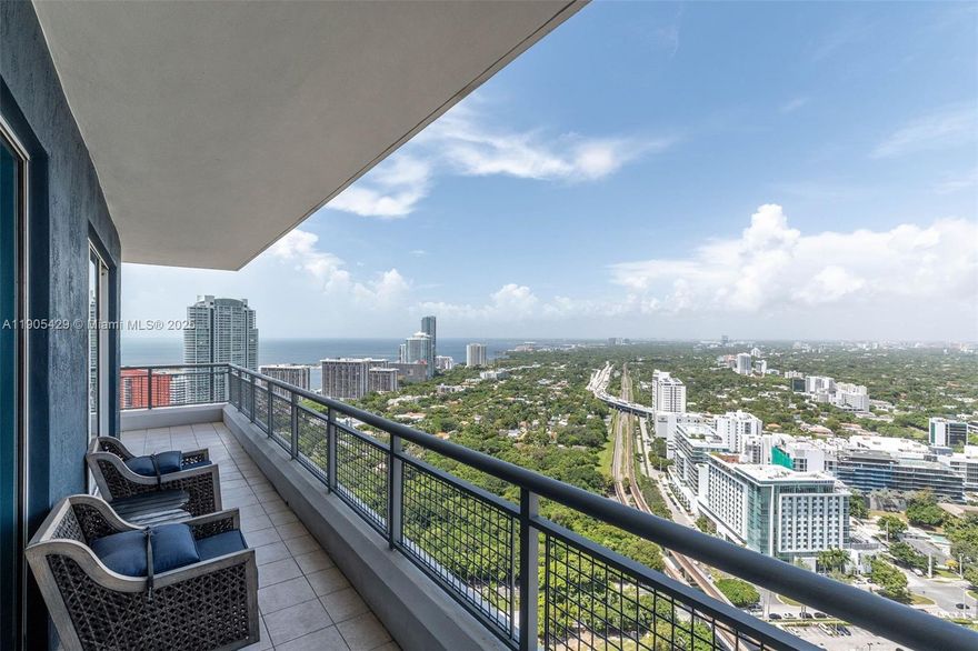 Fantastic Miami location in desirable Brickell area. This dramatic two-story corner residence, a highly sought-after "01" line, offers breathtaking views. This seldom available line is special. It's roomy and light filled - one of the best that the infinity building has to offer. You'll love the wonderful feeling, the layout and balcony areas. Ready to move in! Enjoy the peace of mind that comes with a home carefully maintained by its owner. Many upgrades such as custom separation of bedroom spaces. The flooring is beautiful both upstairs and downstairs. Only 7 miles to the Miami Intl Airport. You can immediately begin enjoying a life of effortless elegance in one of the building's finest offerings. Let's arrange for you to see the space inside. Miami's Brickell area is hot!