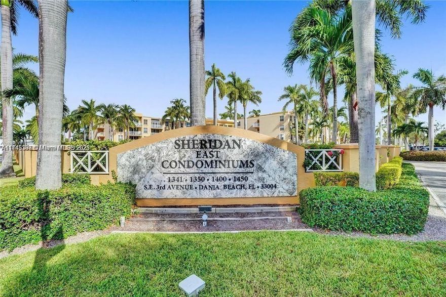 VERY SPACIOUS 1 BD 1 BATH, CORNER UNIT WITH HIGH CEILINGS IN EXCELLENT DANIA BEACH LOCATION! CLOSE TO THE BEACH, SHOPPING PLAZAS, FORT LAUDERDALE AIRPORT AND MORE. UPDATED KITCHEN WITH GRANITE COUNTERTOPS AND NEWER APPLIANCES, LAMINATE FLOORING THROUGHOUT. LARGE BEDROOM WITH WALK IN CLOSET. WASHER DRYER IN THE UNIT.
