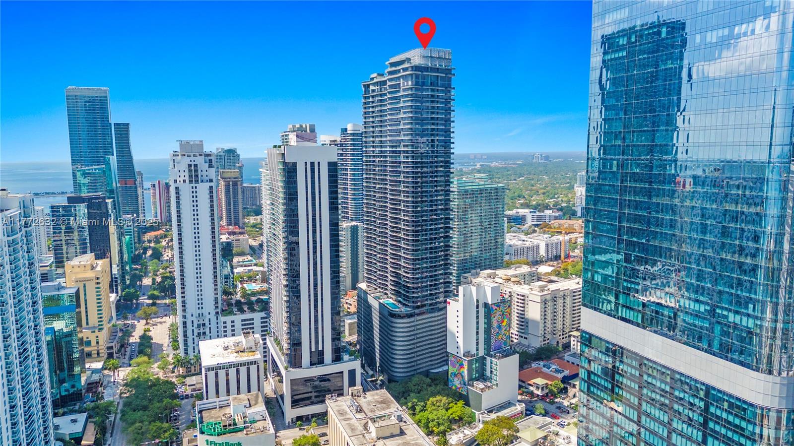 Property for Sale at 1000 Brickell Plaza 4703, Miami, Broward County, Florida - Bedrooms: 1 
Bathrooms: 2  - $849,000