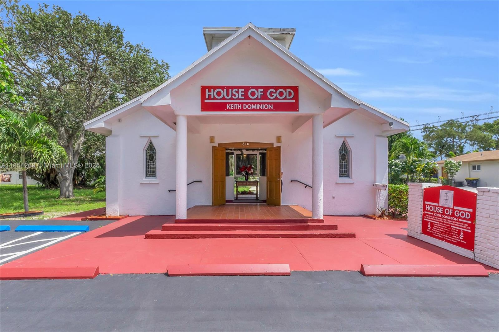 Unlock the potential of this fully operational 3,918 SF church on a generous 14,840 SF lot, ideally located in the heart of Dania Beach. It features a 270+ seat sanctuary, a dining hall with kitchen, 2 restrooms, and room to expand on-site. Zoned RD-8000 allowing continued use as a place of worship or potential redevelopment. Situated within a designated Opportunity Zone qualifying for tax incentives, this property is surrounded by ongoing redevelopment and infrastructure investment. With easy access to I-95, FLL International Airport & seaport, the Brightline and Dania Pointe a major commercial corridor. Whether you're a growing congregation or an investor with vision, this site offers flexibility in a prime, high-growth area. This is a strategic acquisition you don’t want to miss.