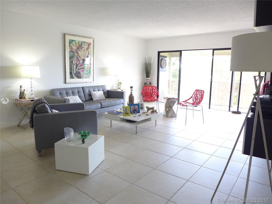 Spacious corner unit with huge walk-in closets. Close to Aventura Mall, supermarkets and I95. Best water view in the building, ample balcony with hurricane shutters. Tile floors though out with brand new stainless steel appliances also washer and dryer. Both bathrooms and kitchen were remodeled, master bathroom has a jet tub. Unit comes with additional storage, one deeded parking and one valet. 25% down per association, no rentals and no pets. $677 HOA (water, basic cable, pest control and valet included)