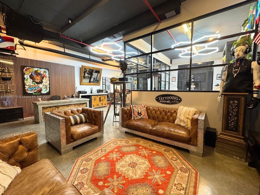 Opportunity to lease a prime commercial condo in the heart of Edgewater, one of Miami’s most vibrant and rapidly growing
neighborhoods. This 740 SF office space features brand-new finishes, modern lighting, and abundant natural light through large windows. The location offers a perfect blend of urban energy and coastal tranquility, with proximity to the Design District, Midtown, and Wynwood.
Located within the Gallery Art Condominium, a contemporary, art-inspired high-rise, this property provides access to a range of upscale amenities.

Unit is 740 SF on the 4th floor. Building amenities include parking, pool, spa, fitness center, soundproof conference room, media room, 24/7 concierge