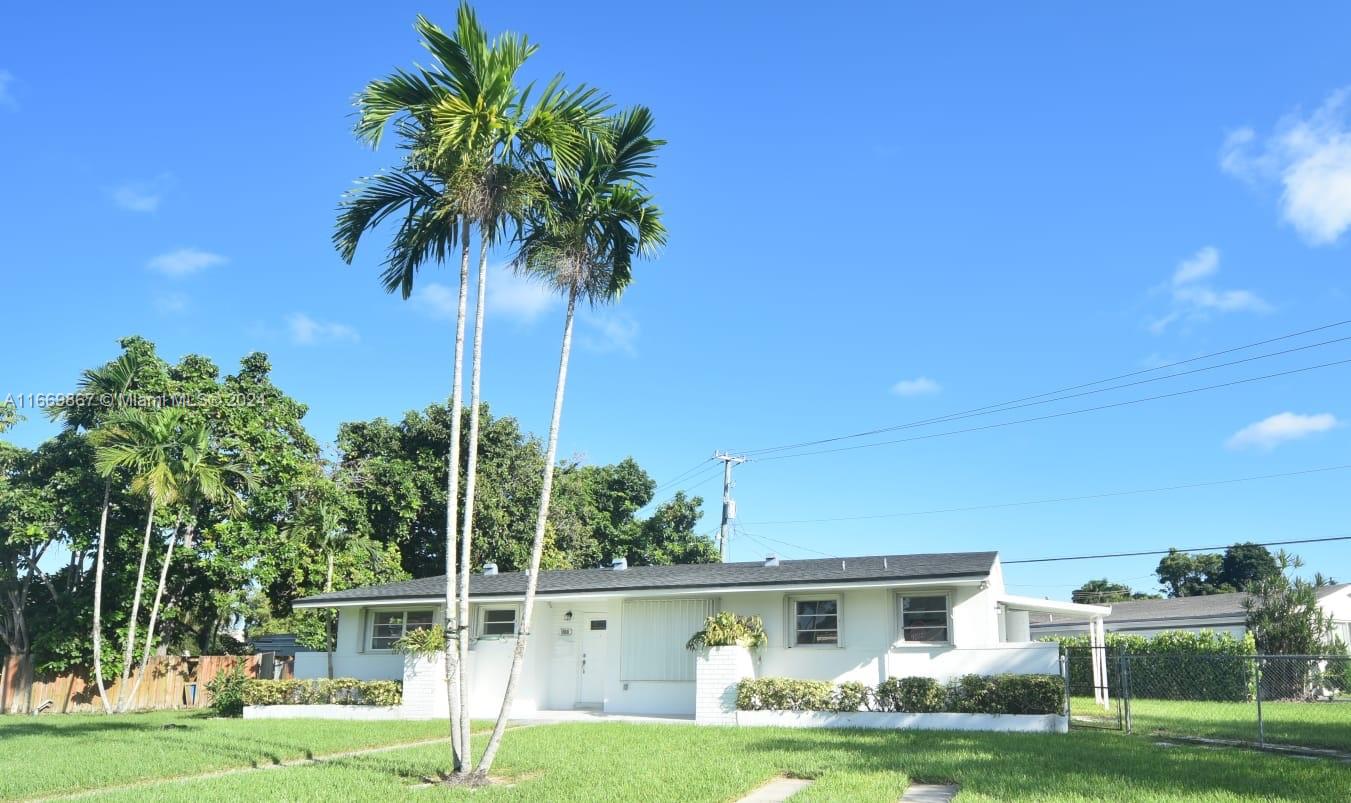 Beautiful, Spacious remodeled 4 bedroom, 2 bathroom corner home in Cutler Bay! This home boasts a new shingle roof completed in Dec 2023, porcelain tile flooring throughout, bright lighting, acrylic modern white cabinetry in the kitchen, and quarts tops. The lot has multiple points of entry and space for a boat or RV. Plenty of space for a pool and endless possibilities. Includes well, accordion shutters throughout. Minutes away from Black Point Marina. Close to US1, turnpike, shopping, schools.