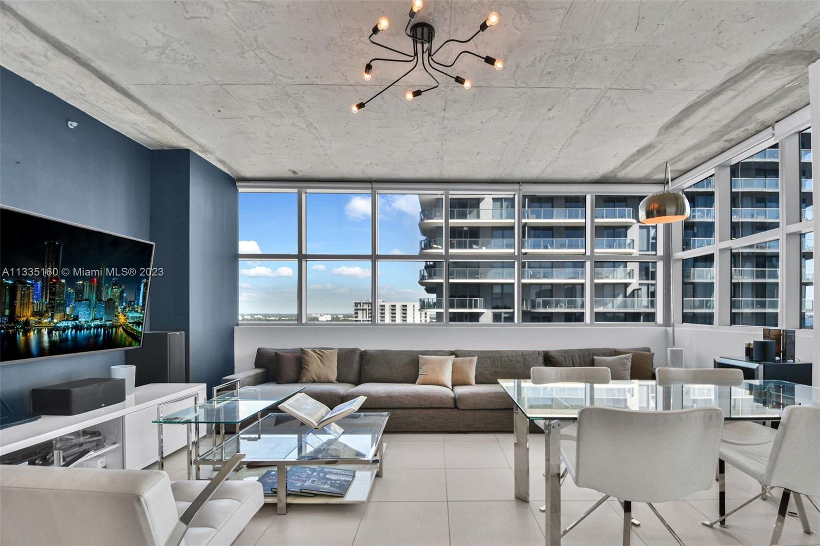 Beautifully appointed corner residence, two bedroom on the 18th floor of 4 midtown. Incredible views from this oversized, wraparound terrace. The residence boasts Walk in closets, an open Italian kitchen and renovated bathrooms. 4Midtown residents enjoy modern minimalist style, renovated common areas including: a stylish lobby w/ 24 hour security, an expansive fitness center, a resort style pool w/ hot tub, steam room, sauna, BBQ areas and a business center. Contact Listing agent for showing requests