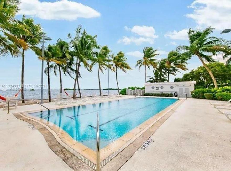 Stunning 2BR/2BA unfurnished condo at Nirvana, a premier gated waterfront community. Features an open kitchen with granite counters and dishwasher, tile and cherry wood floors, large primary with walk-in closet, modern baths, central A/C and a private balcony with serene garden views. Enjoy infinity pools, full fitness center, Jacuzzi, volleyball, BBQs, plus kayak/paddleboard storage and launch dock. Prime Upper East Side.