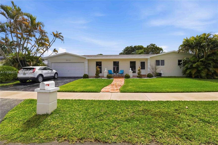 Welcome to your perfect family home in the heart of Cutler Bay’s desirable Saga Bay community. This beautifully maintained 4-bedroom, 2-bathroom single-story residence sits on a spacious 10,076 sq ft lot, offering the ideal blend of comfort, space, and lifestyle. Step inside to a bright, open living and dining area filled with natural light, creating a warm and inviting atmosphere for everyday living and entertaining. The upgraded kitchen serves as the centerpiece of the home, designed for both functionality and connection. With 1,744 sq ft of living space, this home offers generously sized bedrooms, perfect for growing families, guests, or a home office setup. The true highlight is your private backyard oasis. Enjoy a sparkling pool, covered patio, and a large wrap-around yard, ideal for weekend gatherings, kids at play, or relaxing evenings under the Miami sun. The fully fenced yard provides privacy and peace of mind. Located in a quiet, family-friendly neighborhood, Saga Bay is known for its community feel, nearby parks, schools, and convenient access to shopping and dining. If you’ve been searching for a move-in ready pool home in Cutler Bay with space and a true neighborhood feel, this is the one.