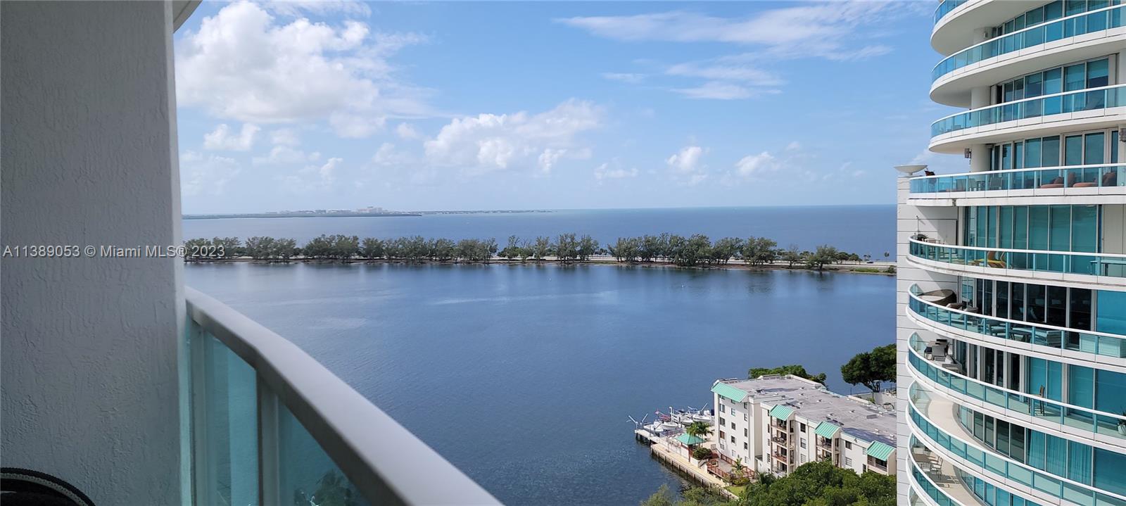 Best 1 bedroom/1 bath in Skyline Brickell condo. Unit has one of the biggest balconies on the property (243 Sqft) with a breathtaking view of the ocean and the city of Miami. Marble floors throughout the unit. Stainless steel appliances and large walk-in closet. Building has excellent amenities including tennis court, state of the art gym, pool. Skyline building you will find great resort style amenities that includes: 24-hour valet with lobby receptionist and security, spa, sauna, gym, tennis court, jacuzzi, pool, BBQ area, cafe-convenience store, party-meeting room, private marina etc. Internet & Cable not included.