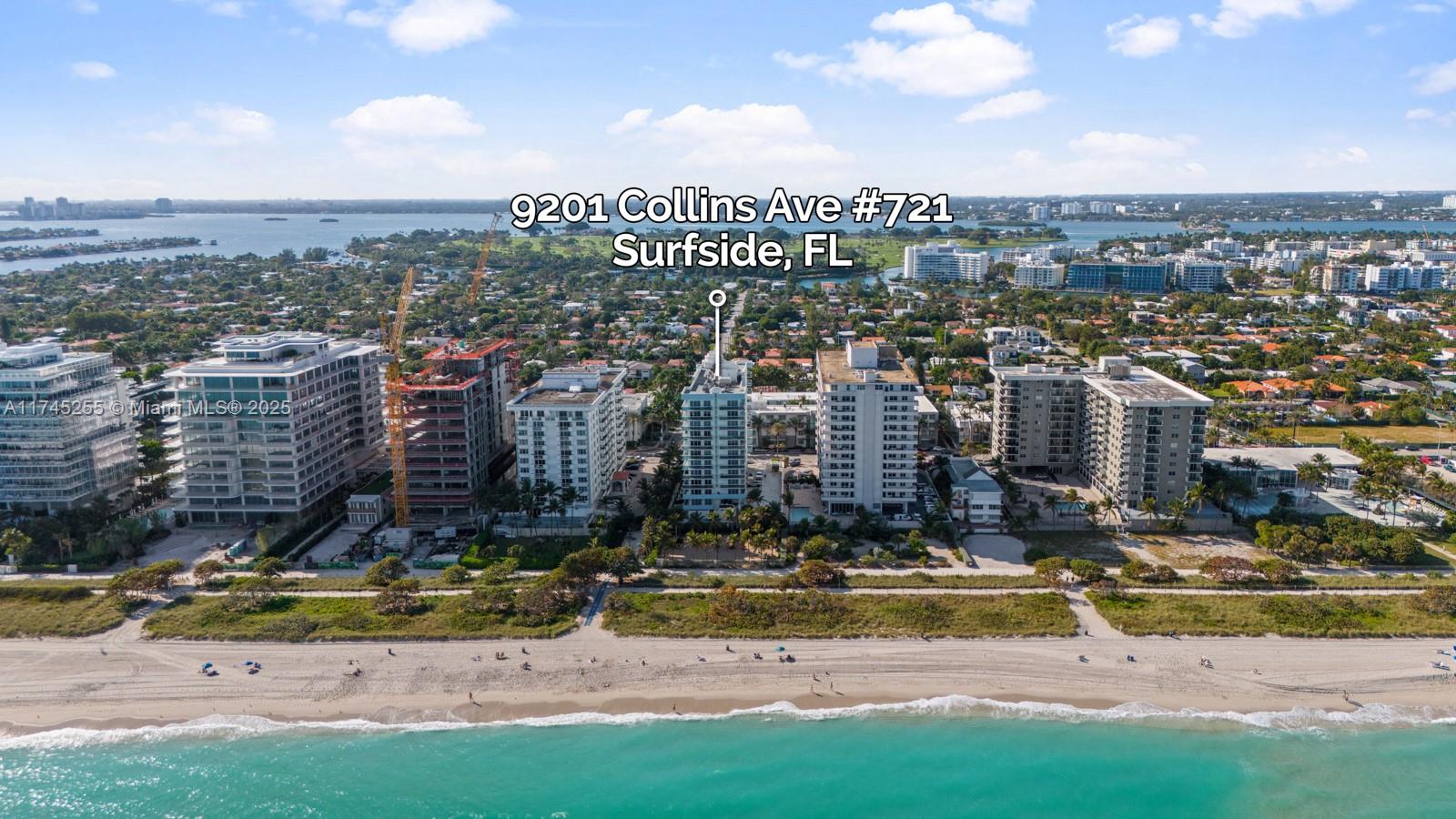 Rental Property at 9201 Collins Ave 721, Surfside, Miami-Dade County, Florida - Bedrooms: 2 
Bathrooms: 2  - $3,900 MO.