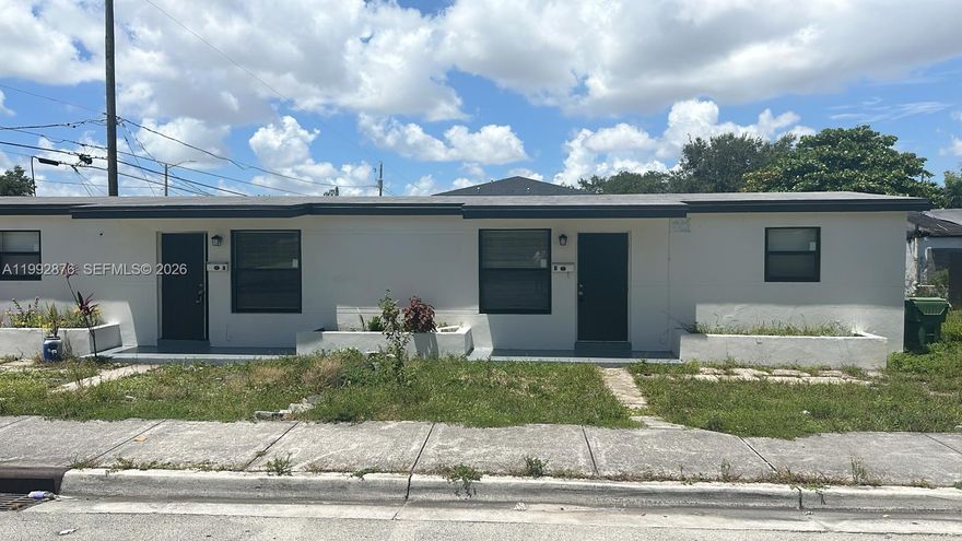 This updated duplex presents an excellent investment opportunity, featuring two 2-bedroom, 1-bath units that are completely renovated for minimal maintenance. Each unit has its own separate electrical and water meter, allowing tenants to cover their utilities, which enhances your profitability. With both units currently rented, this property offers immediate cash flow, making it a smart addition to any investor's portfolio.