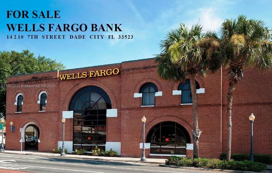 The Property is a 10,822-square-foot office and retail bank branch building located in the center 
of historic, downtown Dade City, Florida. First floor of the Property is currently occupied by 
Wells Fargo and is located directly across from the Historic Pasco County Courthouse on 0.668 acres 
at the signalized hard corner of Meridian Avenue and 7th Street/ US-301, the area’s preeminent 
artery. Constructed in 1982 and mainly utilized for commercial banking, personal banking and 
general office, the Property consists of a two-story building with an attached drive-thru teller 
structure.