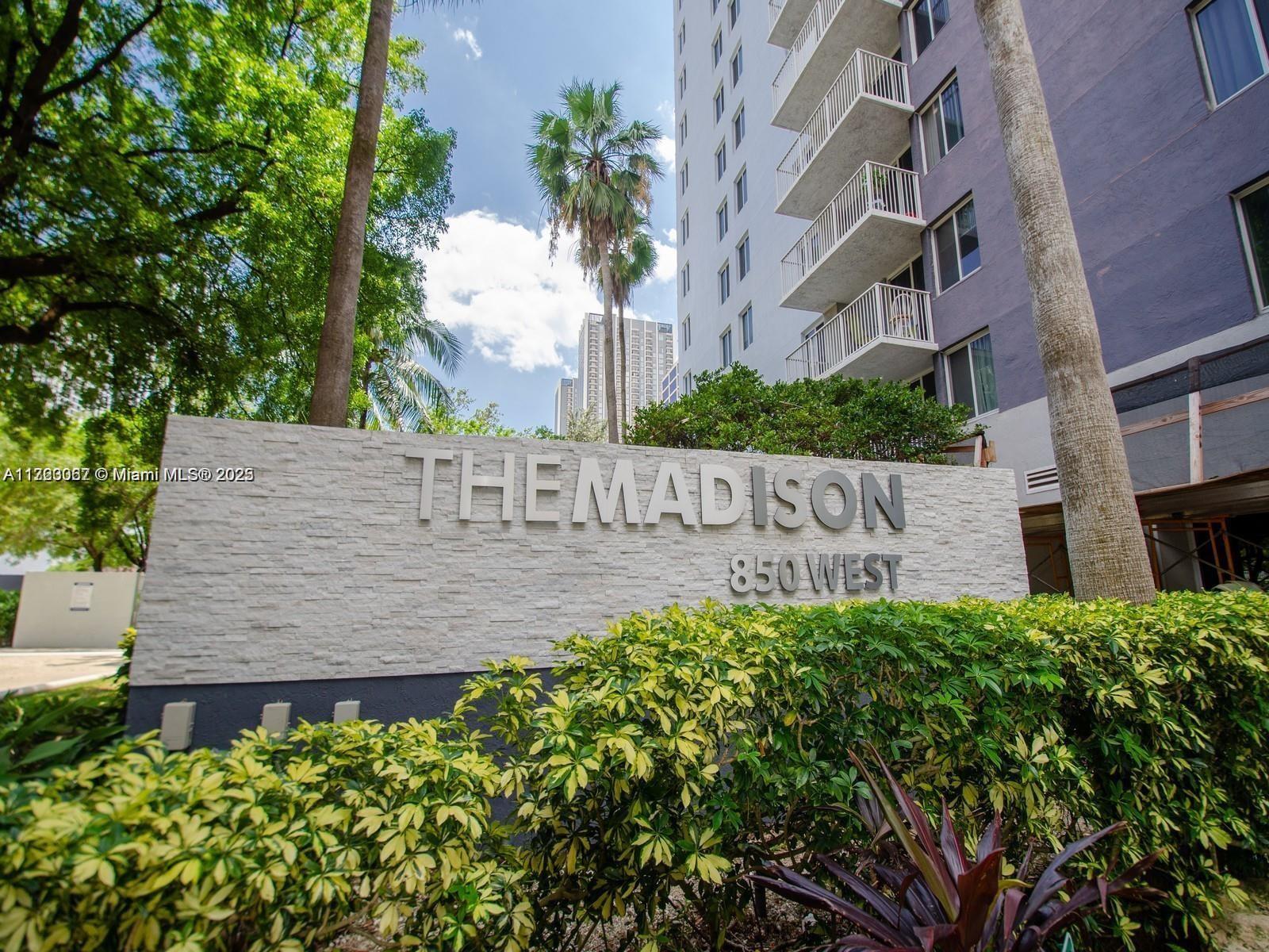 This amazing unit is a 2/2 with laminated wood floors, stainless-steel appliances, 24-hour security guard, and intercom to access the lobby. The building is conveniently located in the heart of Downtown Miami. This amazing unit is near Miami's most popular places including Wynwood, Design District, Miami Arena, and Miami Beach. Close to all major highways and public transportation such as Brightline Miami Central Station and the Metrorail making it easy for you to get around. The Madison has the best amenities: tennis and volleyball courts. The pool area includes beautiful cabanas, barbeque areas and a jacuzzi. Also, includes fitness center, billiards room, poker room, party room, and movie theatre room. One assigned parking and plenty of guest parking available. Furry Friends welcome!!