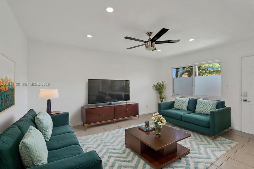 Welcome to this beautifully well maintained updated Wilton Manors condo just moments from the vibrant energy of Wilton Drive. Unit 13 offers a desirable open kitchen layout that flows seamlessly into the living space, creating an airy and inviting feel perfect for entertaining or everyday living. Located on a quiet street while still just moments from Oakland Park Boulevard, this home offers the perfect balance of convenience and tranquility. Inside, you’ll find thoughtful upgrades throughout including custom recessed lighting, a renovated bathroom, and built-ins in the primary closet that maximize both style and functionality. The in-unit washer and dryer is a major convenience and a standout feature for the area. Enjoy peace of mind with a newer A/C system approximately 3.5 years old, recently cleaned and lubricated ductwork, a tankless water heater with filtration system, termite tenting already completed, plus an active Orkin termite warranty. A Choice Home Warranty paid in full through 2027 will also transfer to the new owner prior to closing. The community features a swimming pool, allows two vehicles (3 if one is a work vehicle), and maintains association requirements of a 680 minimum credit score, with partners/co-applicants required to be above 600. Rentals are not permitted during the first year of ownership, helping preserve community stability and owner occupancy.