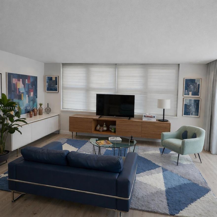 Spacious 2-bedroom, 2-bathroom condo in the heart of Aventura! This bright and airy unit at 2750 NE 183rd St, Unit 1203, features an open floor plan, a modern kitchen, and stunning views. New balcony featuring hurricane-impact resistant doors for safety and peace of mind. Enjoy resort-style amenities, including 2 pools by the water with spectacular views, a fitness center, and secure building access. Ideal location near shopping, dining, and major highways. Perfect for first-time buyers or investors. Don’t miss this opportunity! Open Floor Plan with Natural Light, Updated Kitchen & Appliances, Building Amenities: Pool, Gym, Security, Convenient Location in Aventura, ask an agent for the Video