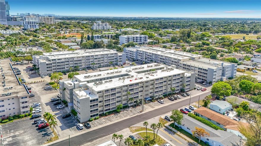 Beautiful and spacious corner unit in the heart of Hallandale Beach! This bright 2-bedroom, 2-bath residence offers an expansive layout with tile flooring throughout. Ideally positioned for privacy, this quiet unit enjoys minimal neighboring noise.

The well-maintained building features great amenities including a laundry room on every floor, additional storage, swimming pool, clubhouse, and more. Maintenance includes cable and water. Financially stable association with reserves in place for added peace of mind.

Located in a desirable 55+ community, just minutes from Gulfstream Park, the beach, Aventura Mall, and only a short drive to Fort Lauderdale Airport—offering the perfect blend of comfort, convenience, and lifestyle.
The building has passed both its 40-year and 50-year recertifications. Association rules require that at least one resident be 55 or older, and occupancy by individuals under 17 years of age is not permitted.