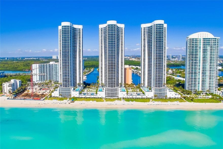 This is the legal 3 beds & 3.5 bath unit with the best floor plan at Trump Towers. Perfect family residence on the beach!Enter through your private foyer into professionally decorated unit with brand new designer furniture, custom window treatments and designer lighting. Floor-to-ceiling glass doors offering endless views of the beach, intracoastal and city. Interior features include: European kitchen with quartzite countertop, new high end brand appliances: subzero fridge, built-in espresso coffee machine, marble flooring, lots of natural light. Full service amenities include: restaurant for residents with room service, 24 hour concierge, pool and bar attendees, health spa, gym, club room, conference room, valet, much more.