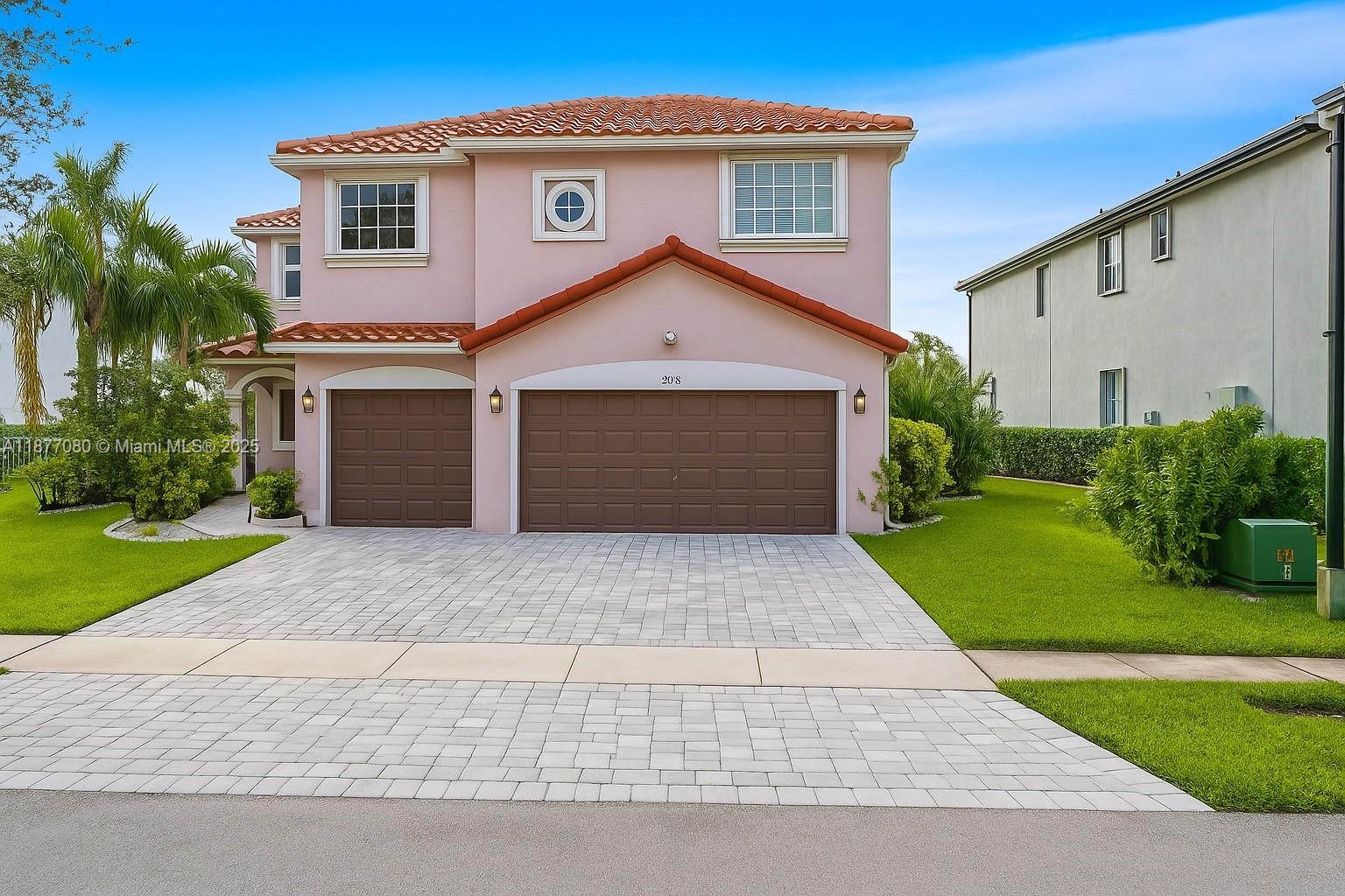 * BRAND NEW ROOF* Stunning 2 story home on wide lake w/5 beds+ loft, 4 baths, in the gated community of Silver Lakes! This home features tile flooring throughout. There is enough room for everyone with 2 expansive primary suites, huge walk-in closets, an oversized loft that is perfect for an office, den or it can easily be converted into a 6th bedroom. One bed and full bath on lower level. The spacious gourmet kitchen is complete w/ granite countertops, stainless steel appliances & center island. The backyard is a perfect place to entertain w/a screen enclosed pool overlooking the wide lake, no neighbors behind! This home is protected by accordion shutters & hurricane impact french door! Other features include: 5 year new water heater & a finished 3 car garage!