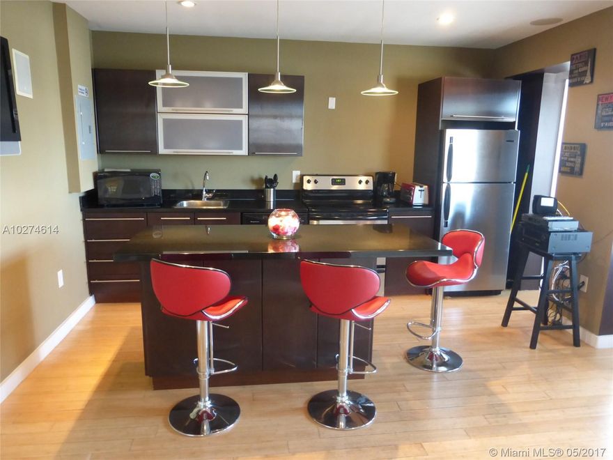 Location,Location Washington ave! This is a Super Nice Remodeled apartment located in the middle of the South Beach City action.This unit features wood flood,open kitchen,central A/C. For sale Fully furnished. Zoning Hotel and Apartment Hotel.