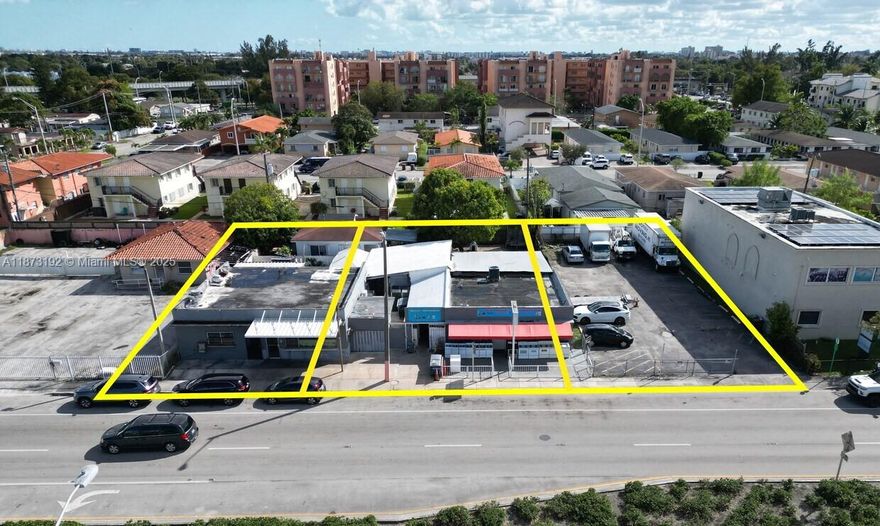 We're proud to present this strategically located, unique triple-parcel property on East 25th Street. With
exceptional visibility and an impressive daily traffic count of 24,000 cars, the site spans a combined lot area of
17,250 sqft (approx. 120 ft x 153 ft), offering an outstanding redevelopment opportunity. Ideally positioned near
key medical facilities and emerging developments, this property is primed for a variety of commercial uses,
including medical offices, retail, restaurants, offices, and educational facilities. It is located directly in front of Leon
Medical Center East, down the street from Hialeah Hospital and adjacent to the Hialeah Park Casino development.