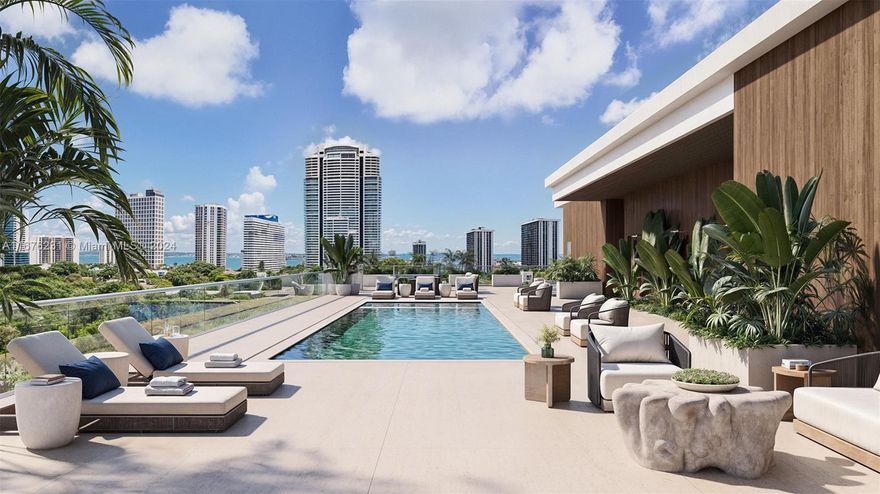 #705 at Parkside, a luxurious 2-bedroom, 2-bath in located in a serene and tranquil setting. Designed by renowned architect Kobi Karp, this exclusive development consists of just 185 units, with interiors curated to focus on health and wellness, creating a calm and rejuvenating living environment. This spacious residence features natural finishes, abundant natural light, and an open layout. Parkside provides a fully managed short-term rental program, making it an ideal opportunity for high returns while enjoying luxury living. Residents will enjoy amenities, including a wellness-focused fitness center, meditation spaces, and green spaces. Just minutes from Brickell’s vibrant scene, Parkside blends modern living with tranquility, offering luxury and convenience. Completion in 2026.