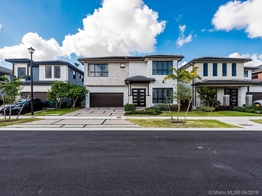 Best value available for a 5 Bedroom, 3 ½ Bath with a Pool and Spa in this collection of upscale single family residences built in 2016. Interiors have been exquisitely renovated including tiled garage. Spacious open concept with lots of natural light. All Stainless Steel appliances including a Wine Cooler. The community features a peaceful Zen Garden, beautiful Pond with seating areas, abundant greenery and walking paths designed to provide peaceful retreat from your busy lifestyle. Close to Shopping Centers, Restaurants, Schools, Parks, Zoo Miami and Major Highways connecting to the Miami International Airport, Downtown Miami, Don Shula, 826 and the 95 highway.