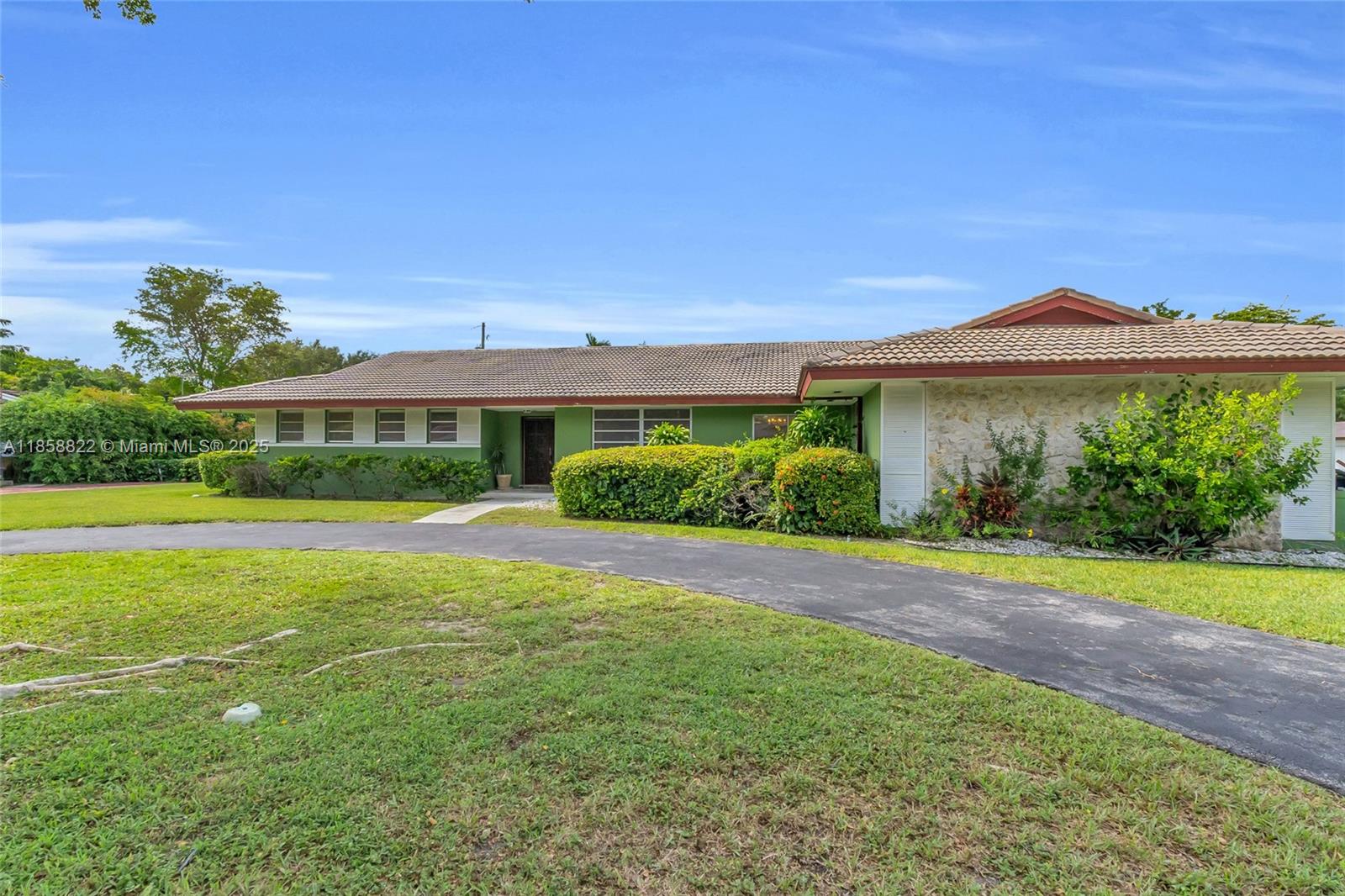 Spacious 4 bedroom, 2 bath split-plan home in the highly sought-after, family-oriented Palmetto Bay neighborhood, just a few blocks from Coral Reef Park. This well maintained home offers endless potential for its next owner to update and make it their own. The inviting layout features formal living and dining rooms and a light filled family room that opens directly to the pool and covered patio, perfect for gatherings and indoor outdoor living. Situated on a desirable corner lot, the property includes a 2-car garage and plenty of yard space. Enjoy quiet streets, nearby parks, and top-rated schools that make Palmetto Bay such a great place to live. A rare opportunity to create your dream home in an ideal location!