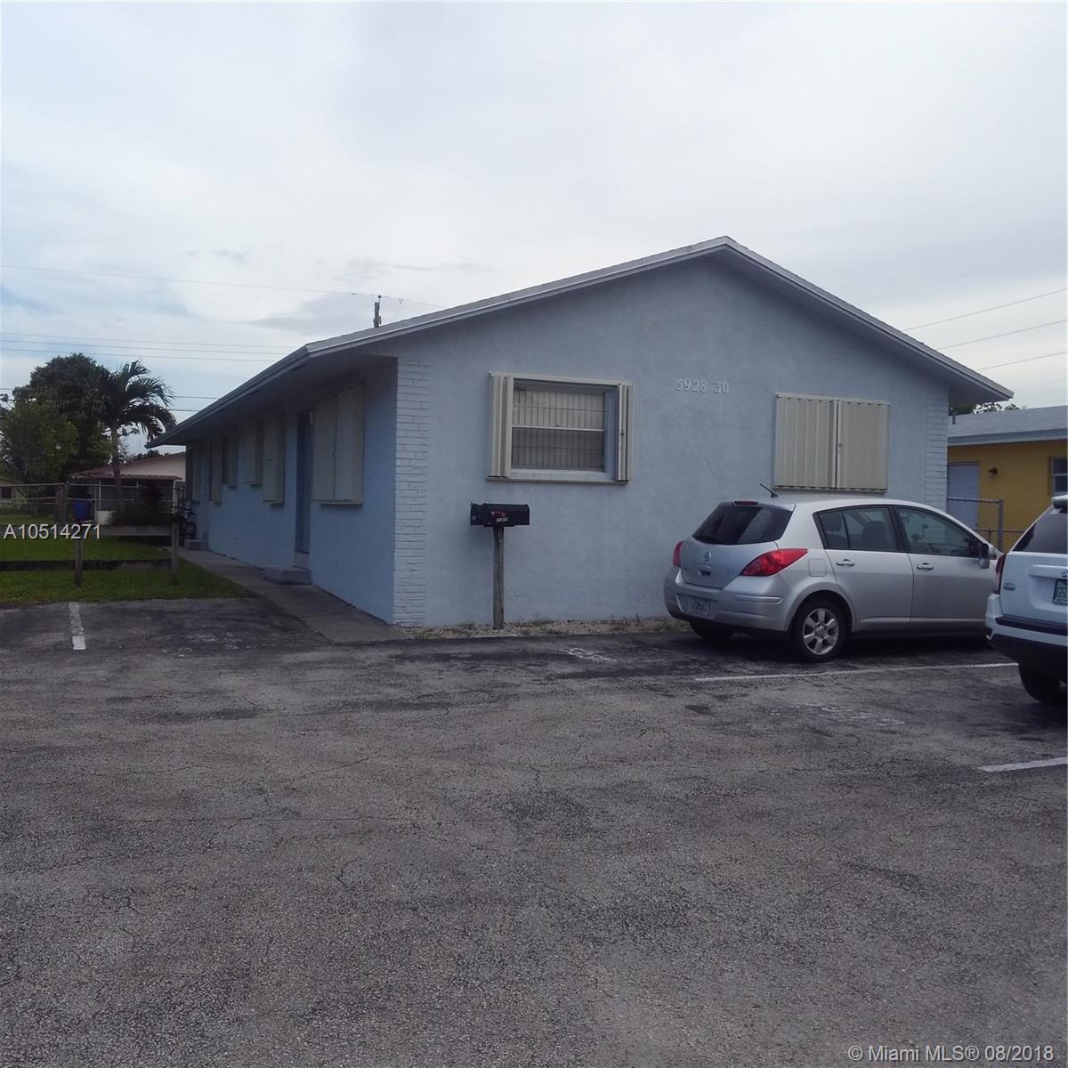 A spacious CLEAN 2/1 duplex near everything! Unit has full size washer dryer, central air, tile floors throughout. Back yard is fenced and shared with other unit. New stainless kitchen appliances and accordion hurricane shutters all around! Owner is FIRM no pets. Call now for a showing - this one won't last