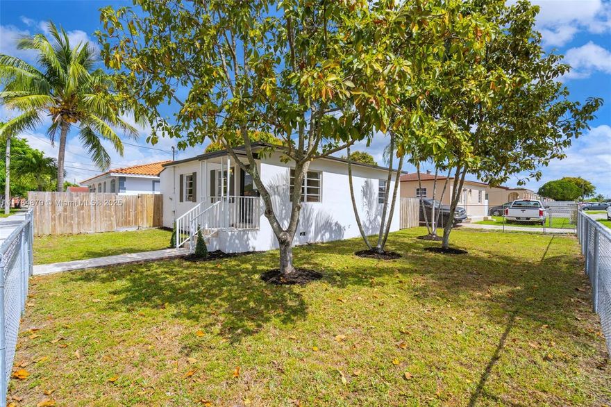 This Gem of a Home in the Heart of Hialeah hosts 3 bedrooms 1 bathroom, completely modernized and ready to be yours. Luxury flooring with base boards all throughout, corner lot and central to everything. Will not last call to make appointment today. Seller willing to contribute $5,000 towards Buyers closing costs.