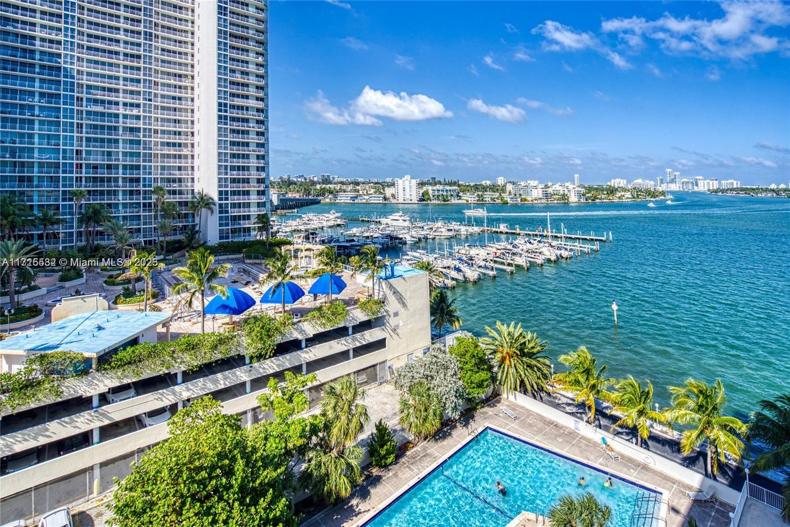 Rental Property at 7545 E Treasure Drive 9E, North Bay Village, Miami-Dade County, Florida - Bedrooms: 2 
Bathrooms: 2  - $2,995 MO.