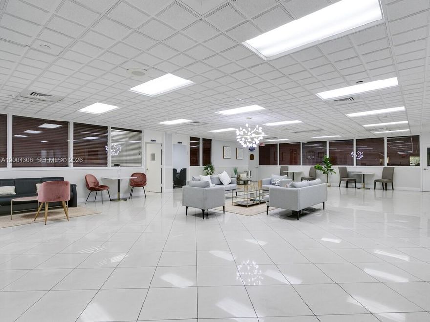 Spacious office suite available for lease featuring a large open work area and two private offices. Ideally located along I-95 between Sheridan Street and Stirling Road in Hollywood, FL, offering excellent accessibility. The building provides 24/7 key fob access and includes WiFi and electricity at no additional cost. Tenants enjoy access to shared amenities such as a kitchen, breakroom, conference room, coffee station, and restrooms—creating a convenient and professional work environment. Landlord does not accept Car Dealerships, Towing Companies, or Car Rental Services