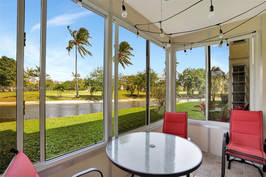 Beautiful and fully furnished 2-bedroom unit on the first floor, featuring a spacious Florida room with lake and golf course views. Upgraded with hurricane windows for peace of mind. Located in a highly desirable HOPA community with top-notch amenities, including a pool, shuffleboard, clubhouse, BBQ area, and gym. Prime location just minutes from highways, restaurants, and shopping. Don’t miss this incredible opportunity!