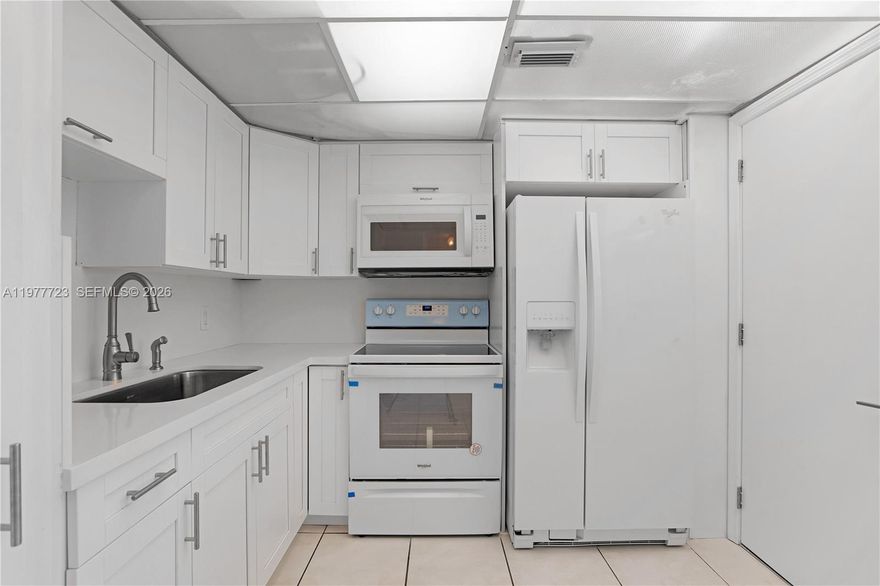 This charming newly remodeled one-bedroom apartment with a new kitchen and new appliances is located in the heart of Aventura, in close proximity to grocery shops, Gulf Stream Park, Aventura Mall, and HCA Florida Aventura Hospital; and only five minutes away from I95. The property is very spacious with fantastic lighting. The amenities include a laundry facility, elevators, a clubhouse, and a swimming pool. It is currently vacant with lockbox access