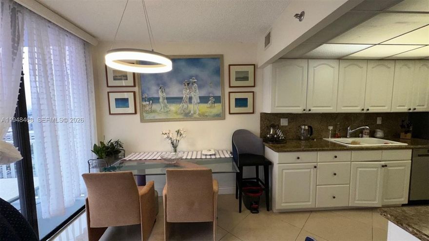 BREATHTAKING PANORAMIC OCEAN & CITY VIEWS.  CORNER UNIT WALK ACROSS THE STREET TO THE BEACH.  VERY SPACIOUS SPLIT FLOOR PLAN 3/3, 2 MASTER SUITES, 4 HEADED SHOWERS, JACUZI, STEAM SHOWER, WRAP AROUNG BALCONY.  WASHER/DRYER IN THE UNIT.  PORCELAIN AND MARBLE TILES, GRANIT & MARBLE COUNTER TOPS IN THE KITCHEN & BATHROOMS.  LARGE WALKIN CLOSETS, STORAGE ROOM RIGHT ADJACENT TO THE APARTMENT ENTRANCE IN HALLWAY.  AMENITIES:GYM, TENIS, GUARDED GATE, 24 HRS SECURITY IN THE LOBBY, GATED.  CLOSE TO MALLS, RESTAURANTS, PARKS, AND A+ SCHOOLS.