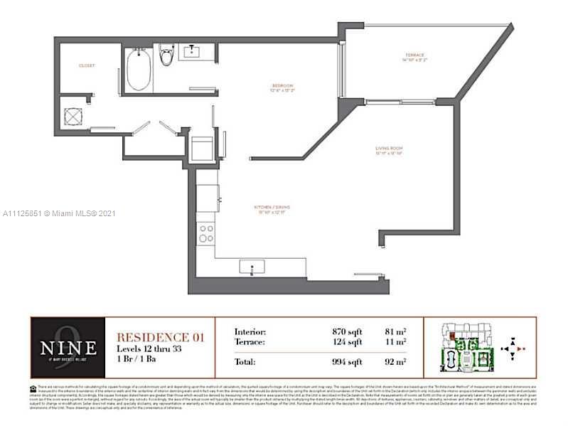 NINE AT MARY BRICKELL - Residential Lease