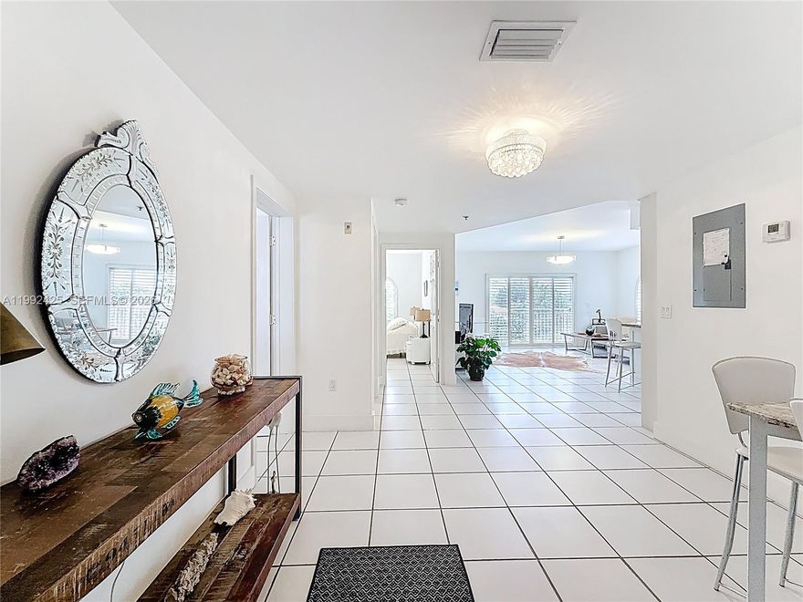 Beautifully remodeled 2-bedroom and 2 full-bath corner unit ideally located just steps from the beach on Collins Ave. and 90th Street, directly across from the Four Seasons Hotel at the Surf Club and the under construction Surf House at the Surf Club.
This bright and spacious residence features a desirable split floor plan, The updated kitchen boasts granite countertops, a center cooking island, and modern finishes. Enjoy abundant natural light throughout the unit thanks to its corner positioning and numerous windows, along with a south facing balcony that captures sunlight throughout the day. Additional highlights include a in unit washer and dryer, plantation shutters, and one assigned parking space.
Please note: the unit may not be leased for a term of less than three (3) months in accordance with condominium regulations. Paintings, stain glass in primary bath and some other items are not included in the sale.
All documents related to the Condominium Association provided in the attachment must be fully reviewed and verified by the buyer. Thorough due diligence is required. Please read broker’s remarks.