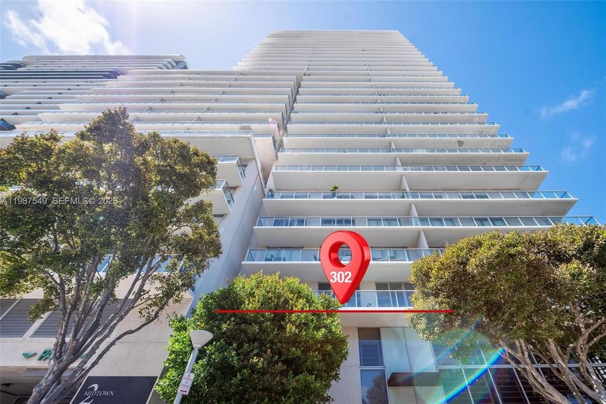 Stunning 2-bedroom, 2.5-bath residence at Midtown Two featuring soaring ceilings, unobstructed views, and a highly desirable split floor plan for ultimate comfort and privacy. Located in the vibrant Midtown area of Miami, just steps from the bay, dining, shopping, and entertainment. The spacious primary suite boasts a fully renovated master bathroom, complemented by generous walk-in closets. Enjoy the rare convenience of 2 assigned parking spaces on the same floor—making daily living effortless. Complete with beautiful, state-of-the-art amenities, this is the perfect home or exceptional investment opportunity.